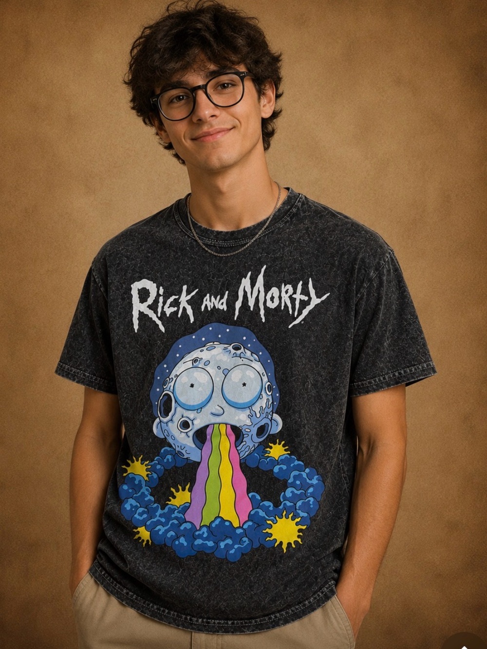 Short Sleeve Graphic Tee - Black Mineral Wash
